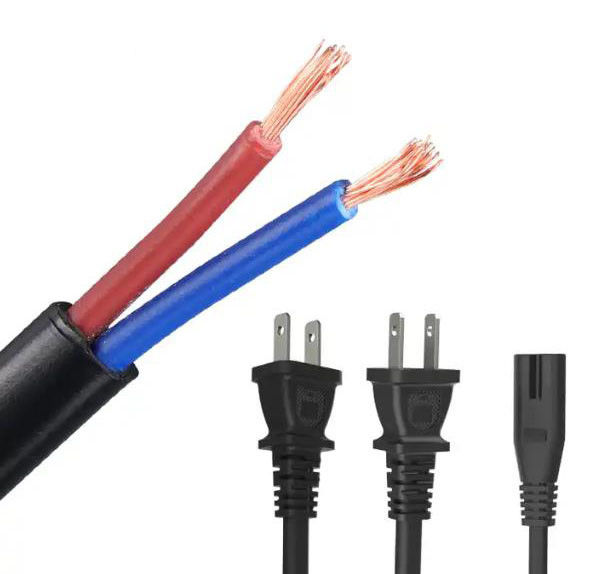 PVC NEMA Ιαπωνία Δυναμικό καλώδιο τύπου C13 18awg Δυναμικό καλώδιο επέκτασης