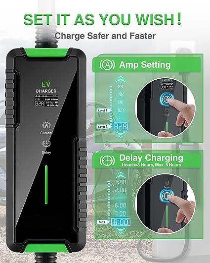 3.5KW 7KW EV φορτιστή Wallbox φορητό επίπεδο 1 EV φορτιστή 32 Amp τοίχωμα