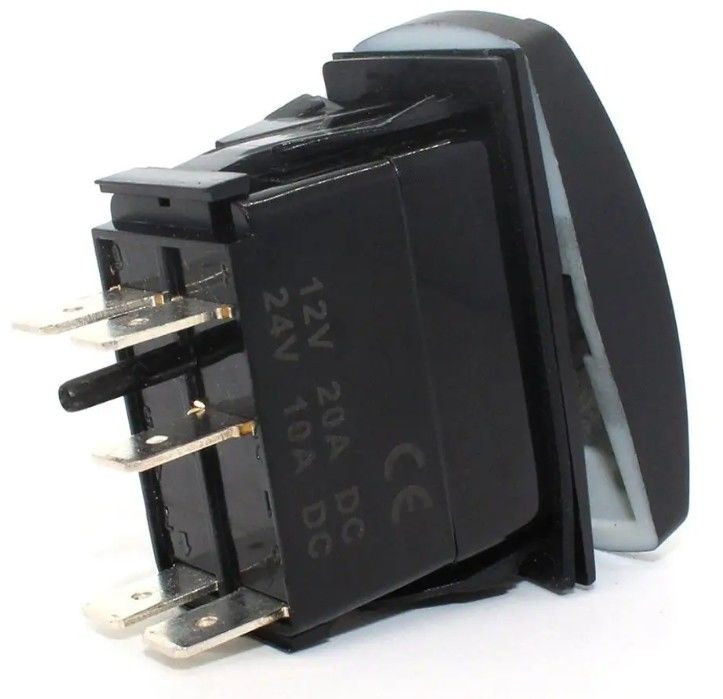 DC 24v 10α 20α Safety Rocker Switch Αυτοκίνητο Βάρκα Ναυτικό Toggle Print Laser 12v