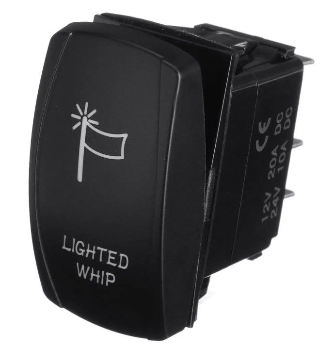 12V 24V Oem Προσαρμοσμένο Σύμβολο Marine Led Αδιάβροχο 24 Volt Marine 4 Pin 5Pin Onoffon Rocker Switch