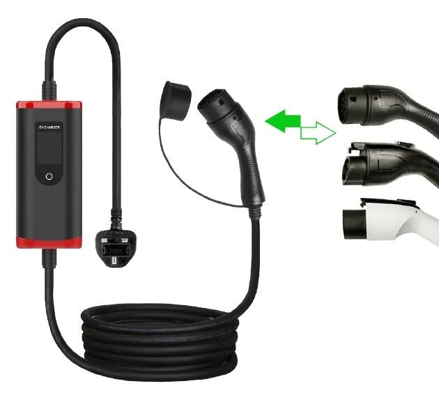 16A 32A 40A Ηλεκτρικά οχήματα φορτιστή 3.5kw 7kw 9kw EV οικιακό φορτιστή φορητό