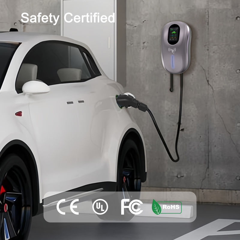 J1772 Τεχνουργήματα Wall EV 11kW Wallbox Τεχνουργήματα ηλεκτρικού αυτοκινήτου τύπου 1