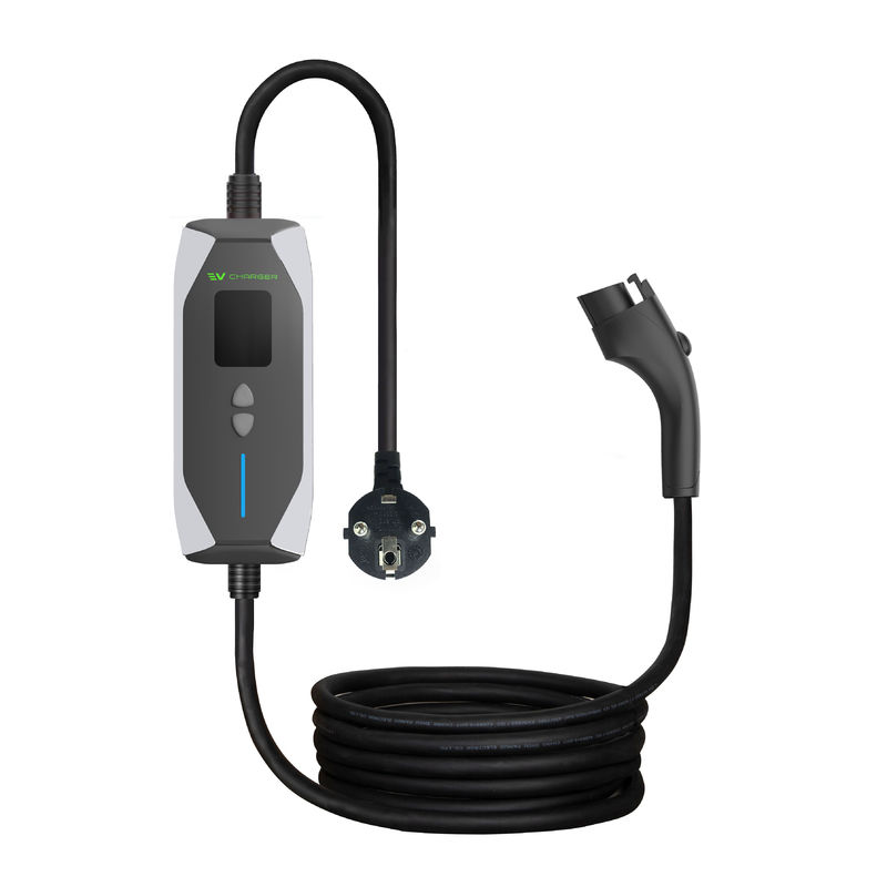 Φορητός φορτιστής EV έκτακτης ανάγκης 7KW 0,96 ιντσών Τύπος 2 Νέας ενέργειας Φορτιστής EV