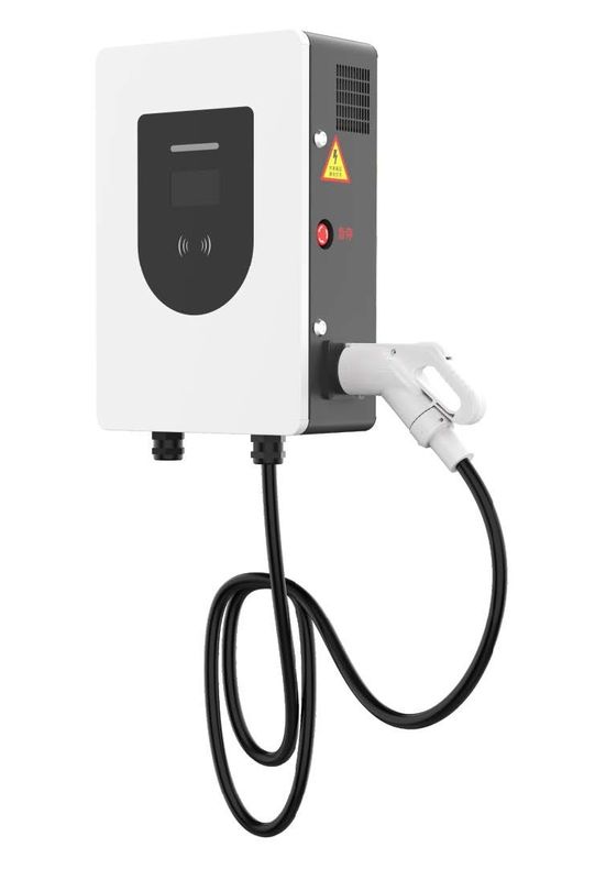 30kW IP54 CCS Τείχος DC EV φορτιστή 4G Ethernet 5M CHAdeMO DC EV σταθμός φόρτισης