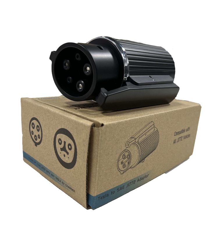 240v Τύπος 1 για το Tesla Adapter 60a J1772 Φορητό Adapter φορτιστή AC EV για αυτοκίνητο Tesla
