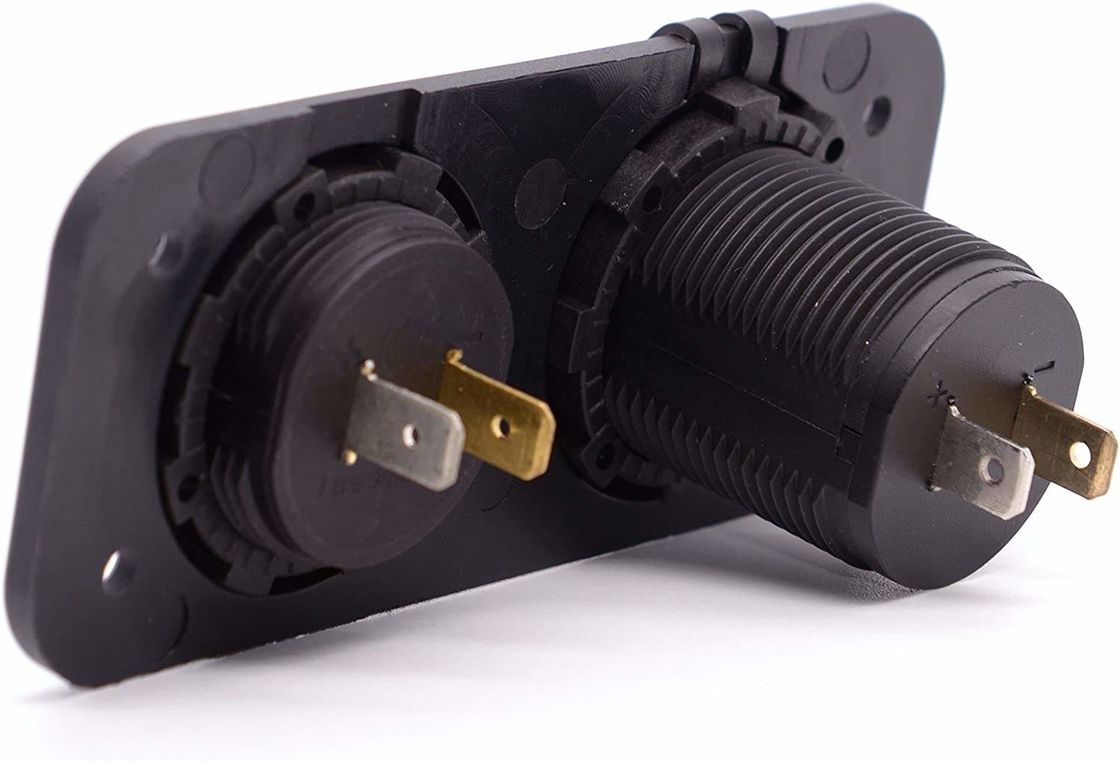DC 12V 24V LED ψηφιακό μετρητή βολτ διπλής πρίζας USB πίνακα πρίζας 3.1A φορτιστή