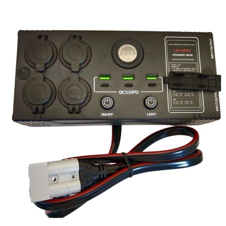 Φορητό USB QC3.0 PD Switch Control DC DC φορτιστή Mini Power Box με κουτί ελέγχου