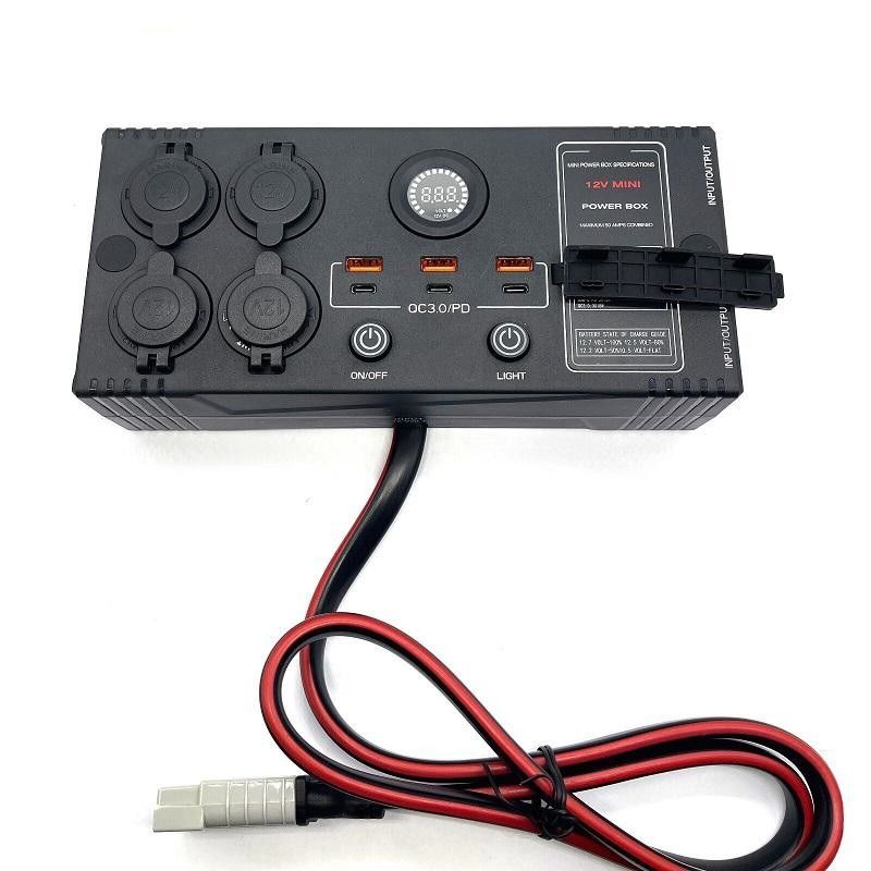 Φορητό USB QC3.0 PD Switch Control DC DC φορτιστή Mini Power Box με κουτί ελέγχου