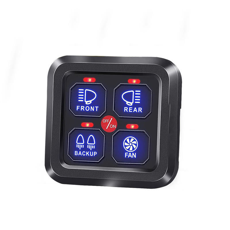 4 Gang Ford Switch Πίνακα κυκλώματος συστήματος ελέγχου Rocker Switch με σύστημα ρελέ / λάμπες σκούπισμα
