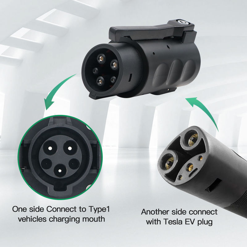 80A 240v Ac Tesla Charger Connector Ev Adapter Charger Tesla To J1772 Adapter για την Tesla