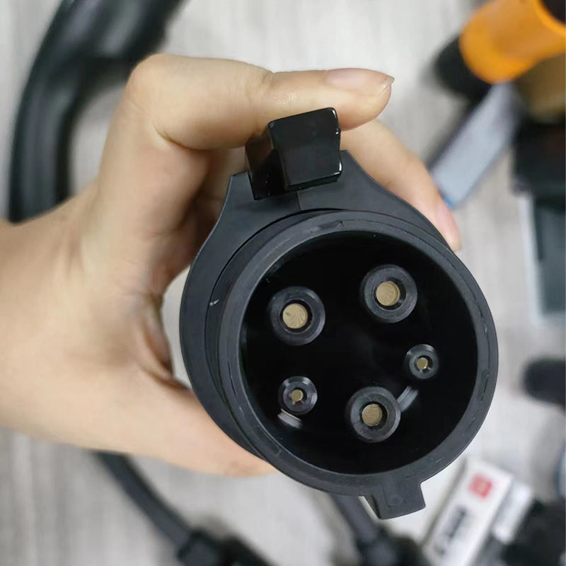 Φορητή ασφάλεια 60A 250V Tesla σε τύπου 1 EV φορτιστή προσαρμογέα με καλώδιο για φορτιστή ηλεκτρικού αυτοκινήτου