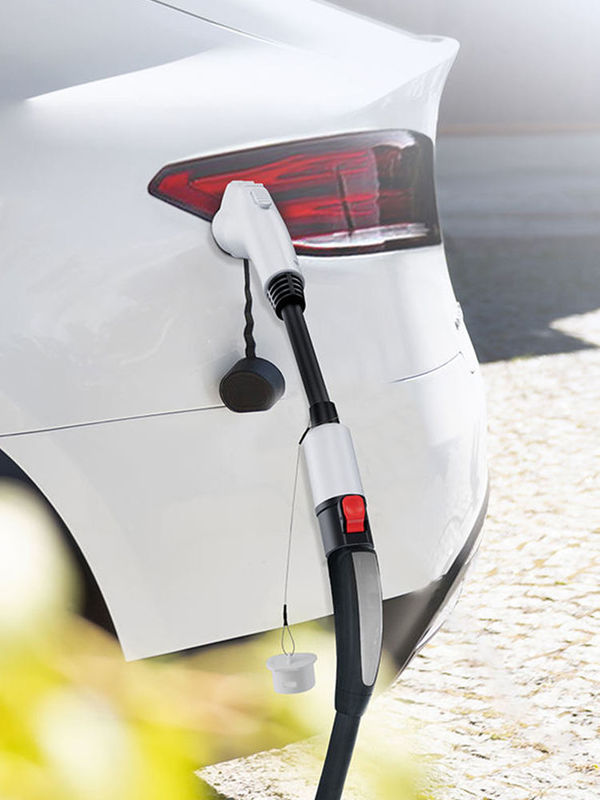 Φορητή ασφάλεια 60A 250V Tesla σε τύπου 1 EV φορτιστή προσαρμογέα με καλώδιο για φορτιστή ηλεκτρικού αυτοκινήτου